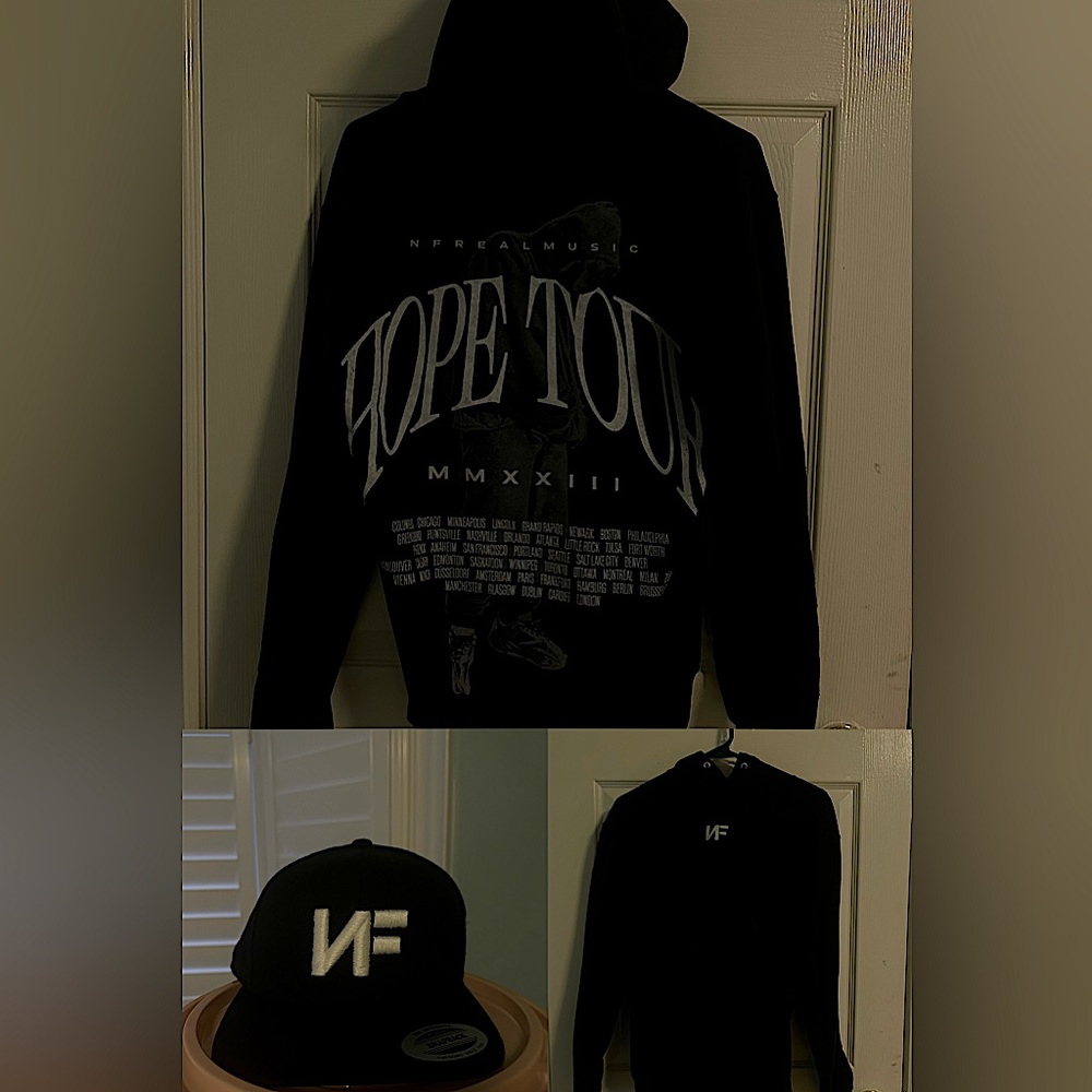 NF MERCH HOPE TOUR HOODIE AND HAT